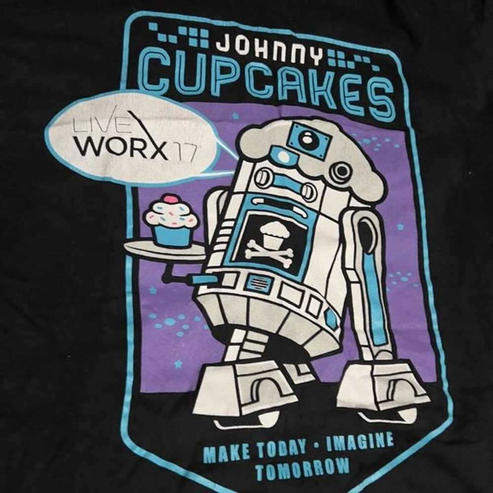 Johnny Cupcakes Live Work 2017 R2D2 Tee - image 2