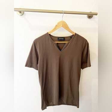 The KOOPLES Men’s Brown V-Neck T-Shirt Size S - image 1