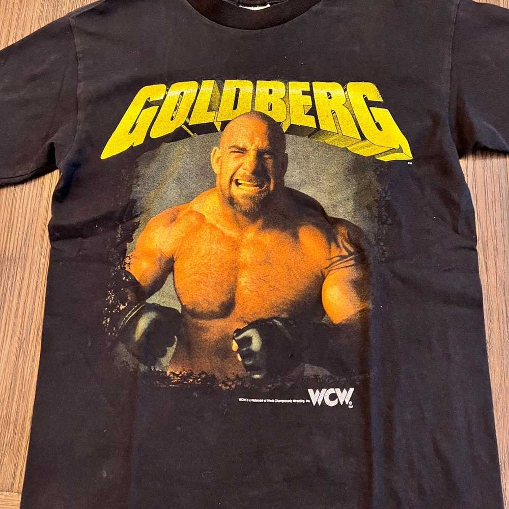 Wcw vintage Goldberg small shirt - image 1