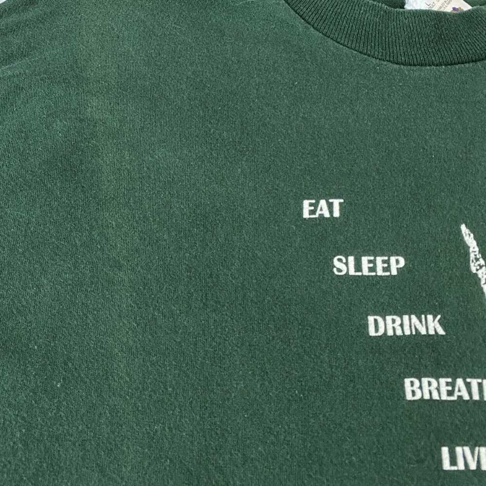 EAT SLEEP BALLET ACADEMY S Green T-shirt - image 3