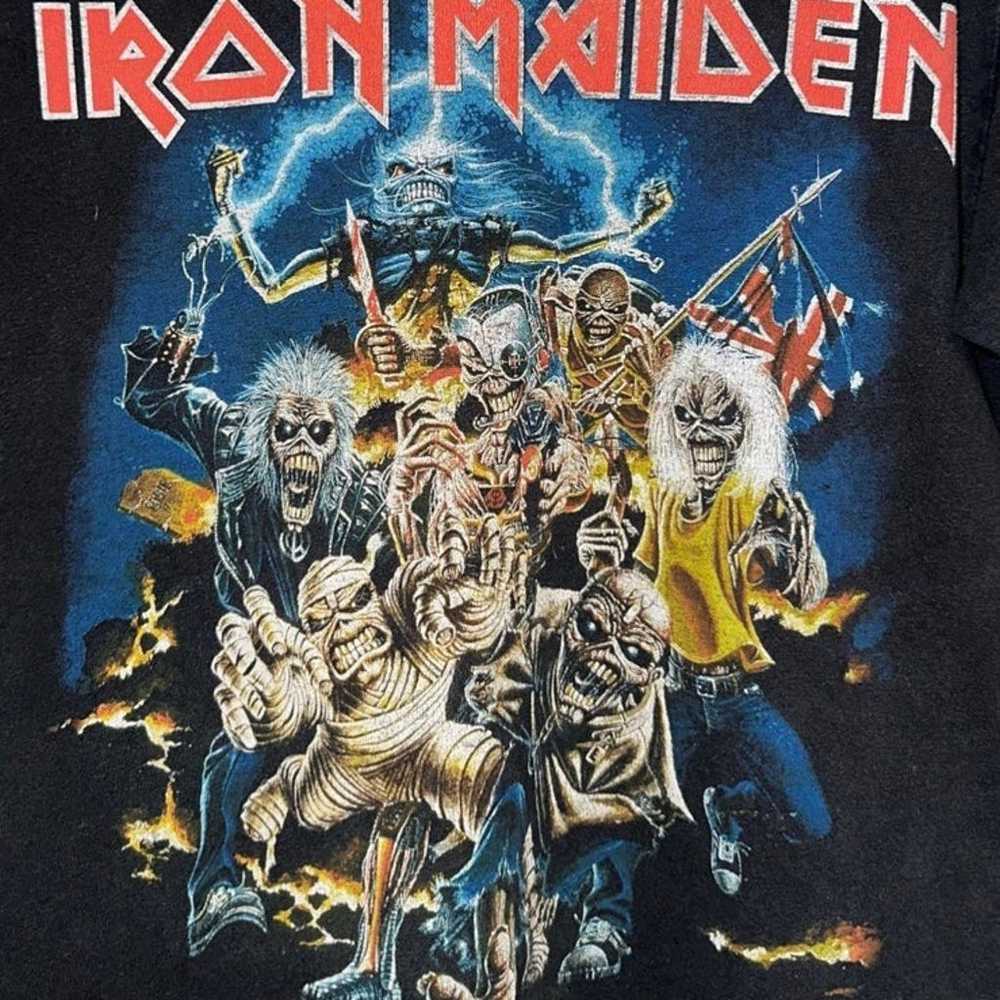 Vintage Iron Maiden Best of the Beast Black T-Shi… - image 3