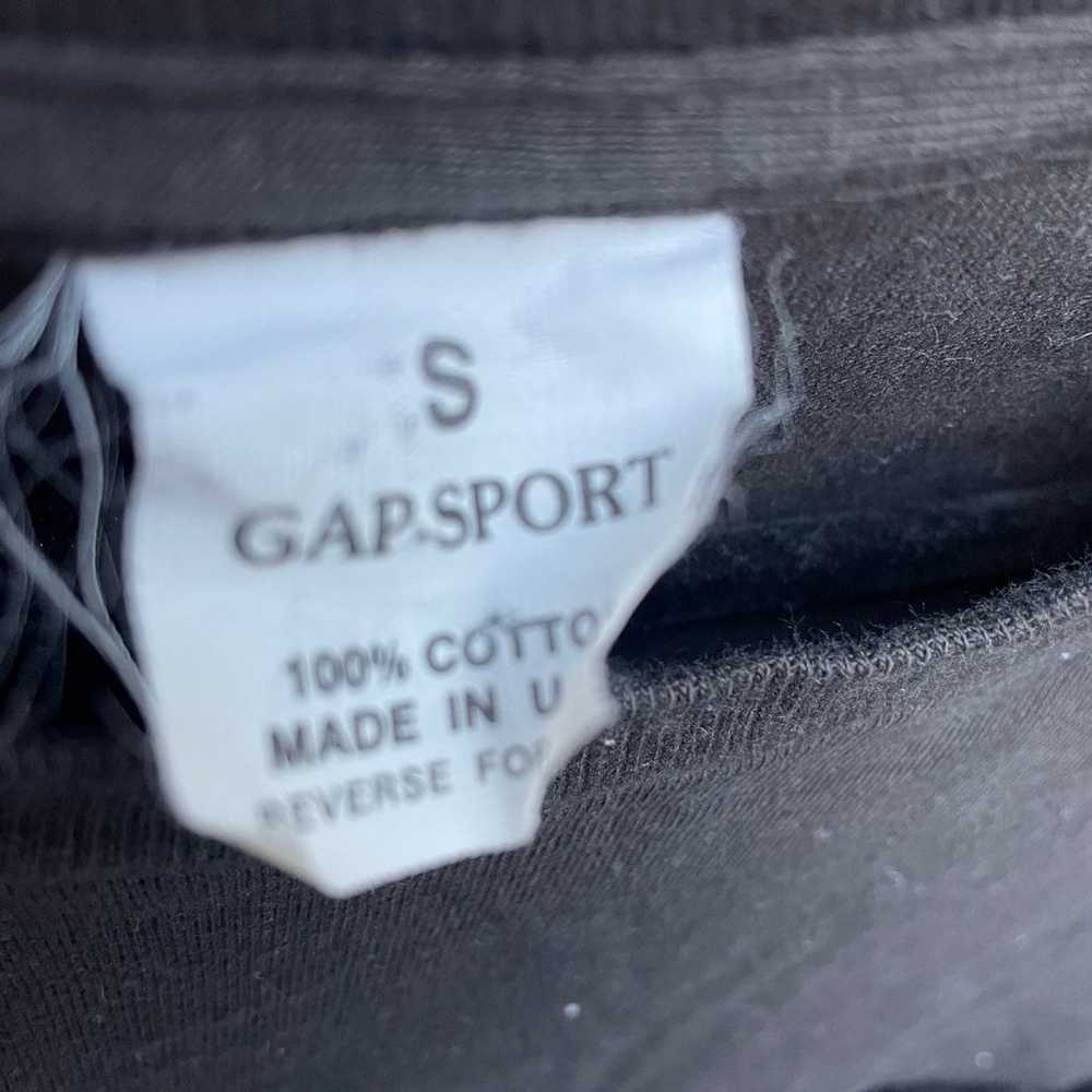 Vintage Gap sport black short sleeve tshirt unisex - image 4