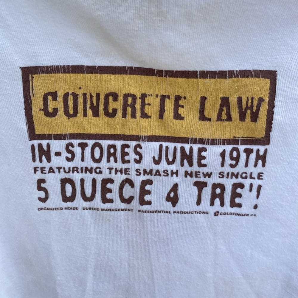 2001 Concrete Law Backbone Rap Shirt - image 4