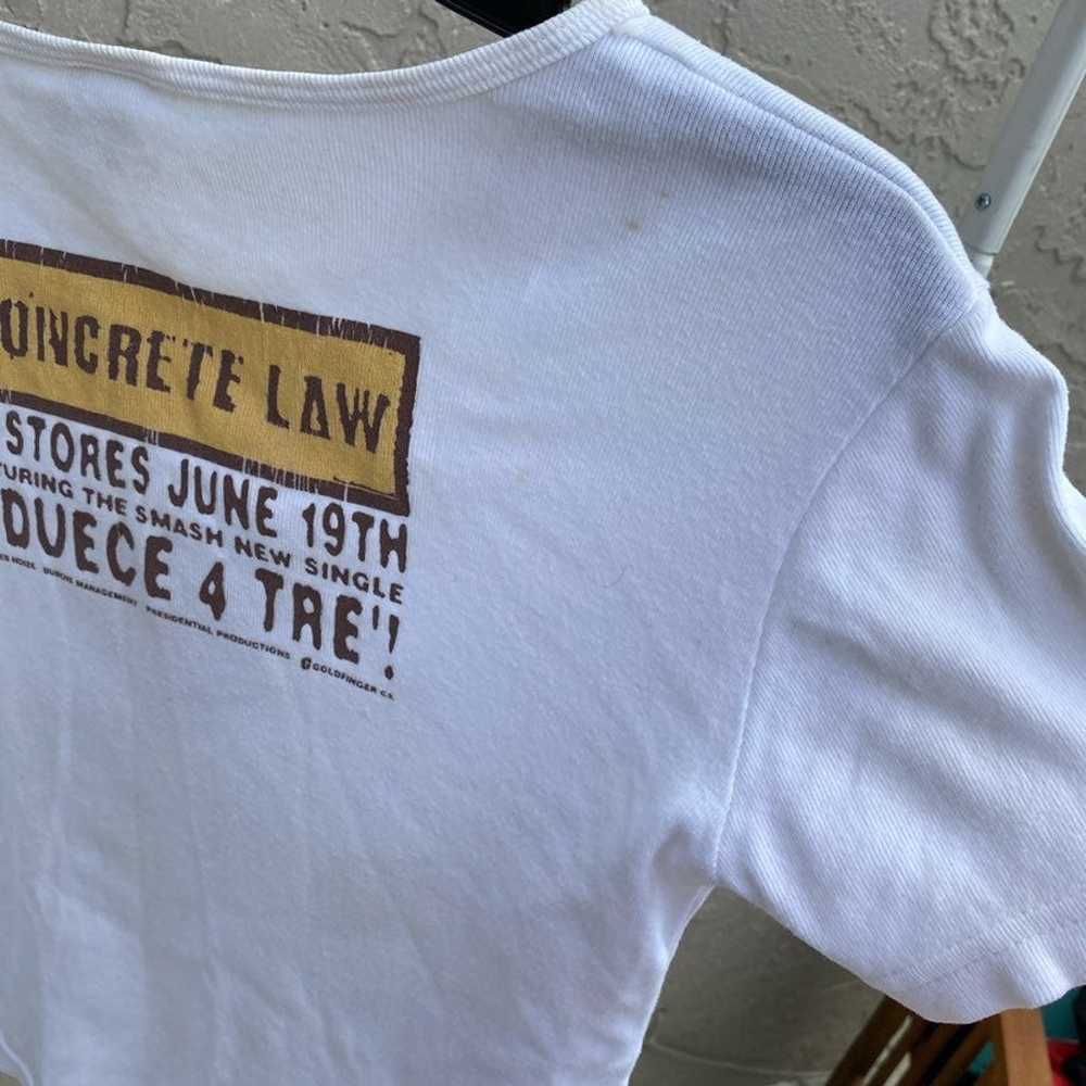 2001 Concrete Law Backbone Rap Shirt - image 5