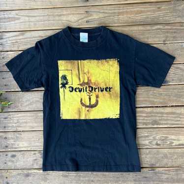 Vintage Devil Driver Band Tee Shirt - image 1