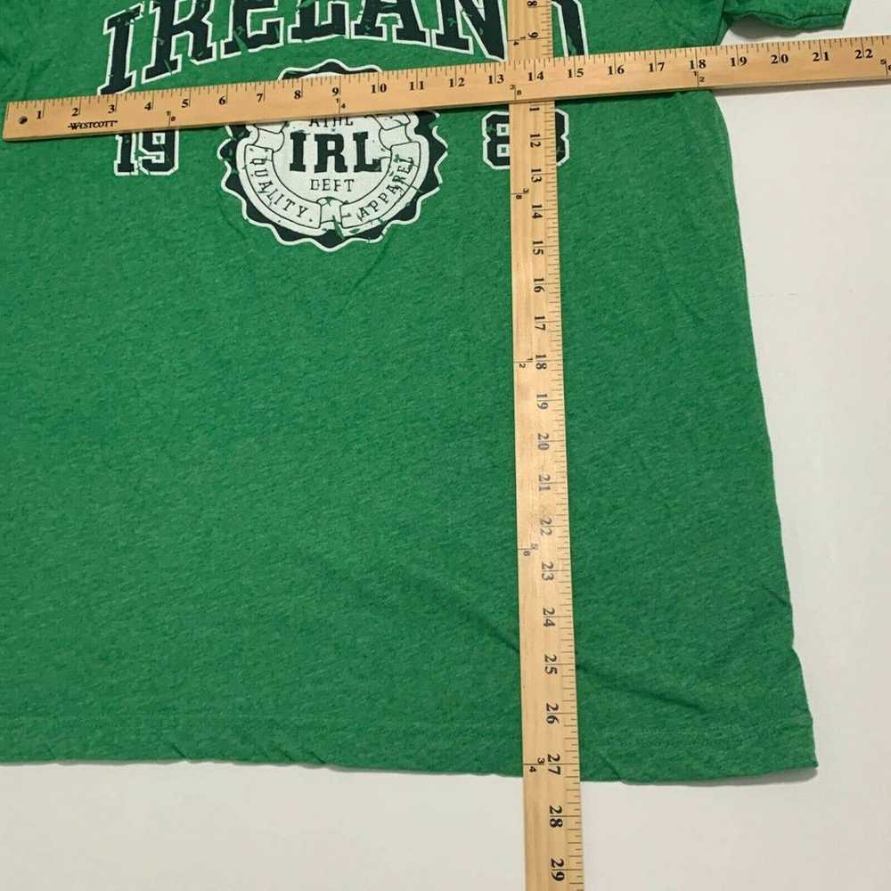 Ireland 1988 Printed T Shirt Medium Mens Green Sh… - image 4