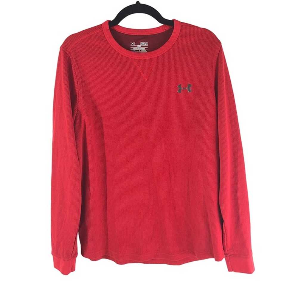 Under Armour Mens Cold Gear Waffle Tee Loose Crew… - image 1
