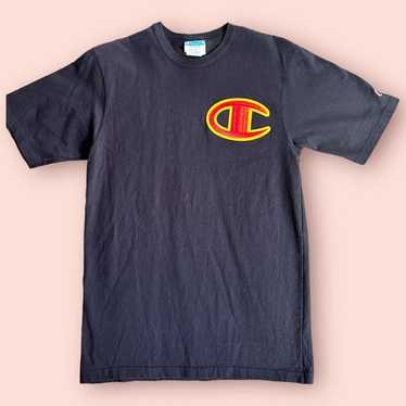 Champion T Shirt Men 100% Cotton RN #15763 Size XL Blue