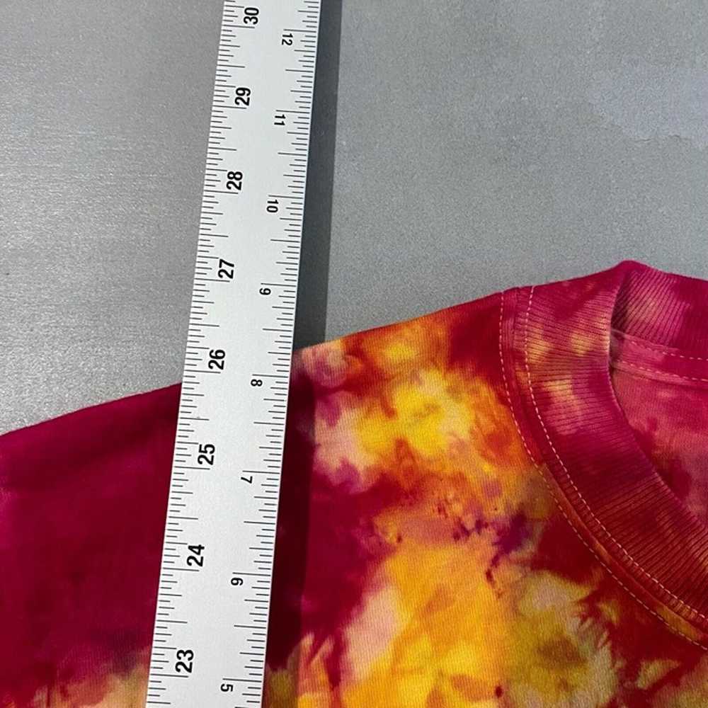 Custom Tie dyed shirt Unisex Medium Hanes Beefy b… - image 9