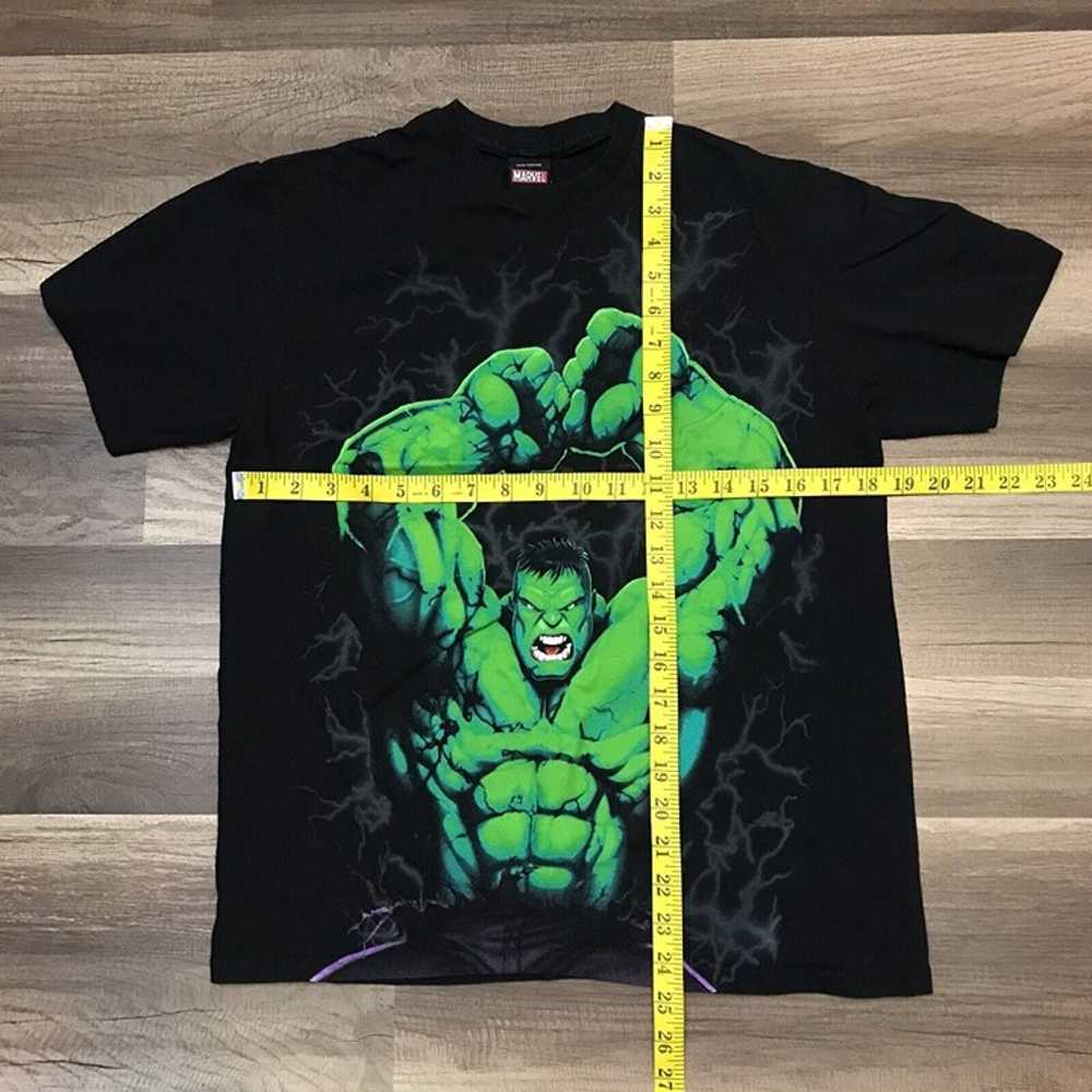 Y2K Hulk Jumbo Print Mad Engine Marvel T-Shirt Hu… - image 3