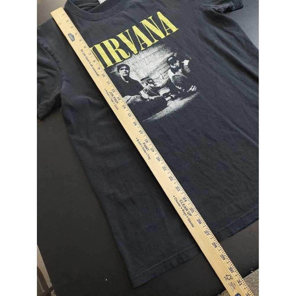 Vintage Y2K Nirvana Kurt Cobain Mens T Shirt Size… - image 4