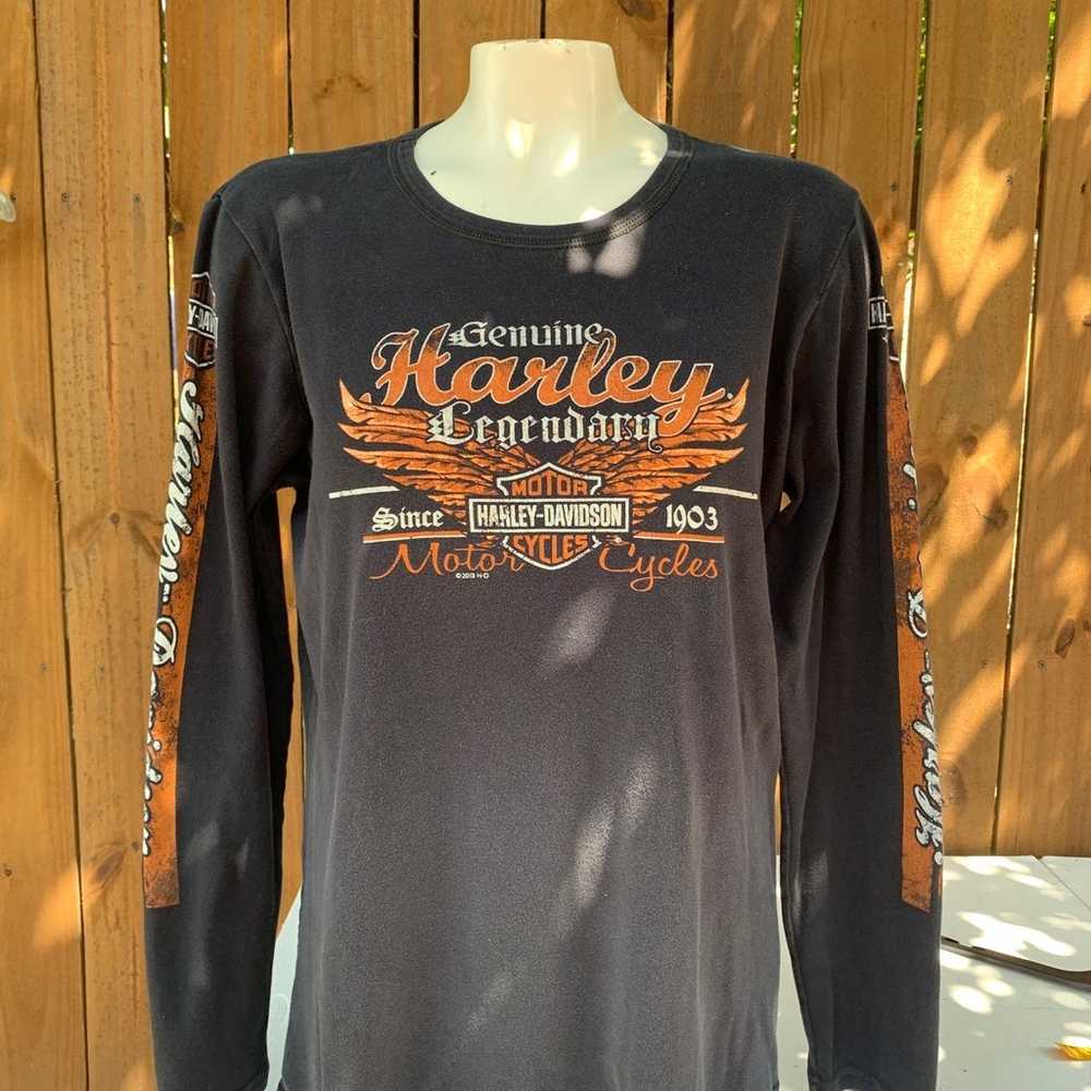 Vintage Harley Davidson long sleeve t-shirt - image 1