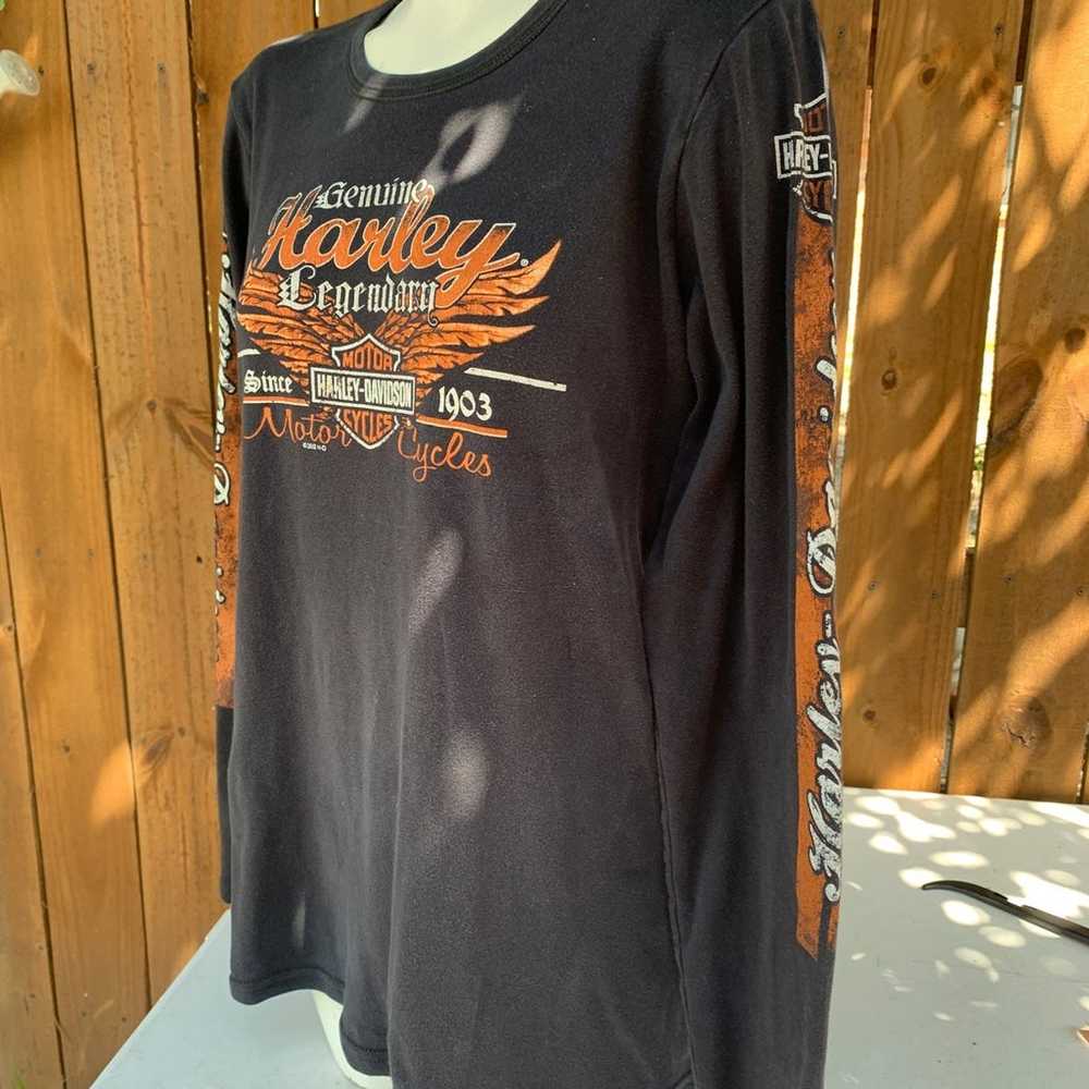 Vintage Harley Davidson long sleeve t-shirt - image 2
