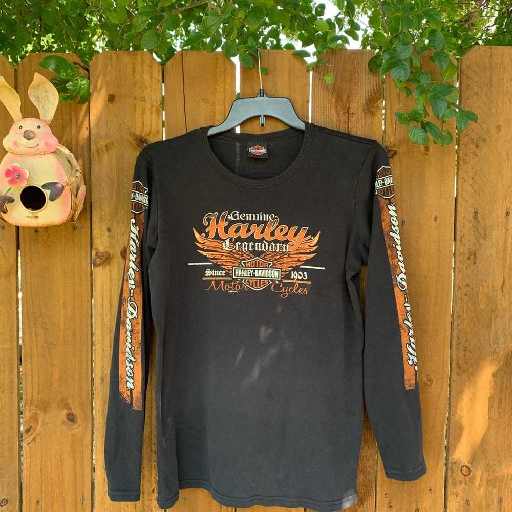 Vintage Harley Davidson long sleeve t-shirt - image 5