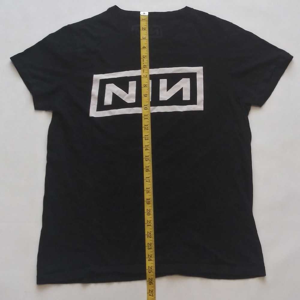 Nine Inch Nails logo on black tee medium - image 7