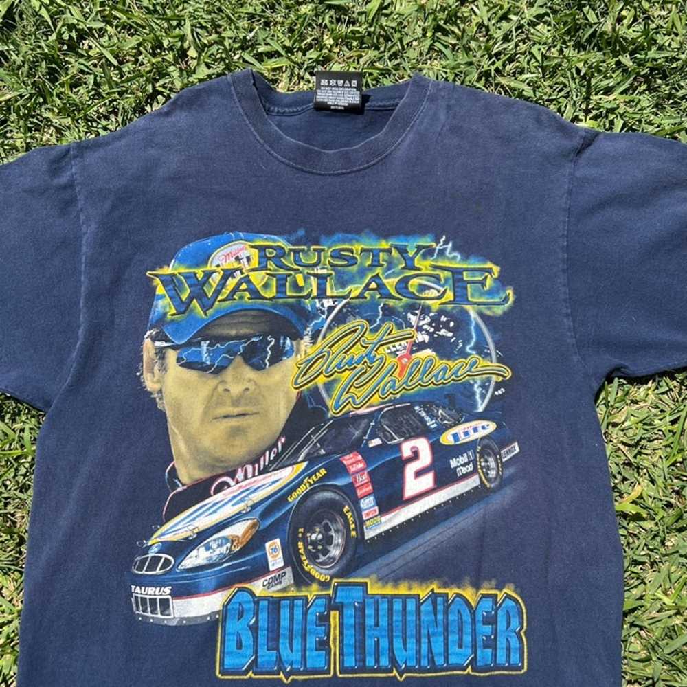 Vintage Rusty Wallace Chase Authentics Racing T S… - image 3