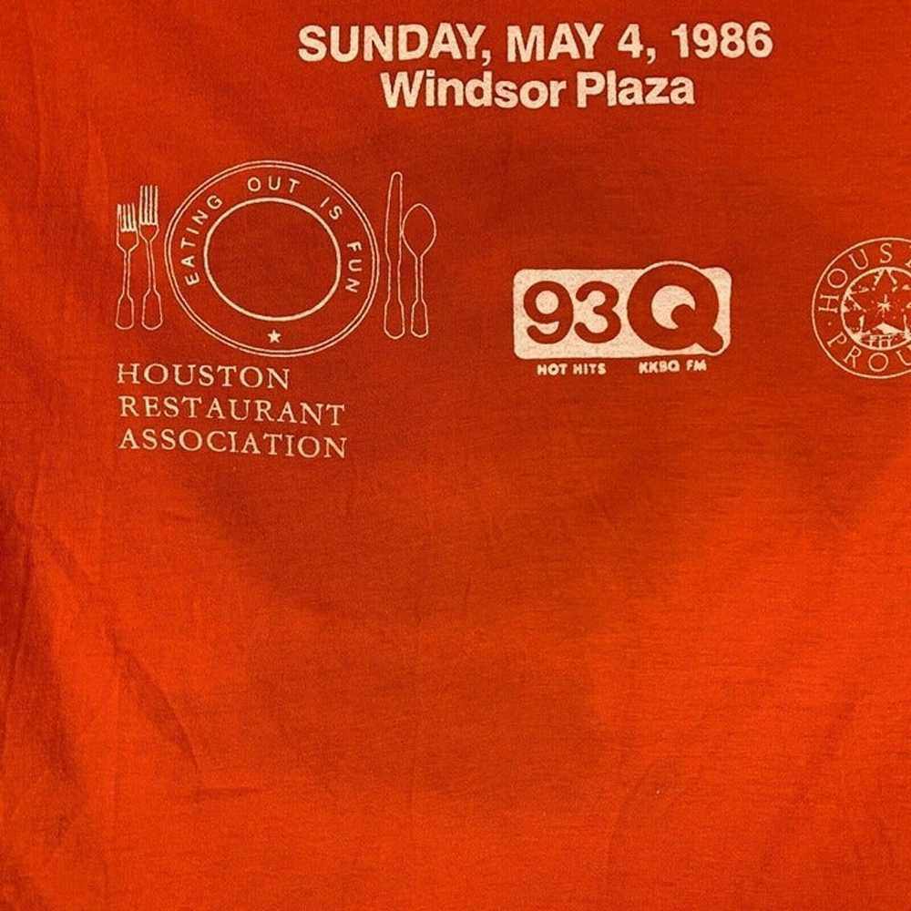 Houston Fajita Meet Cook Off Vintage 80s T Shirt … - image 4