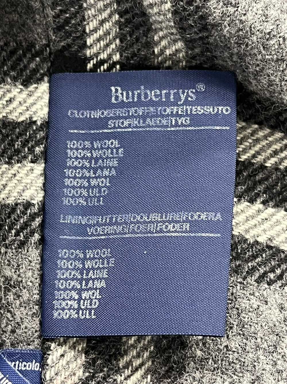 Burberry Vintage Burberrys Classic Wool Gray Herr… - image 7
