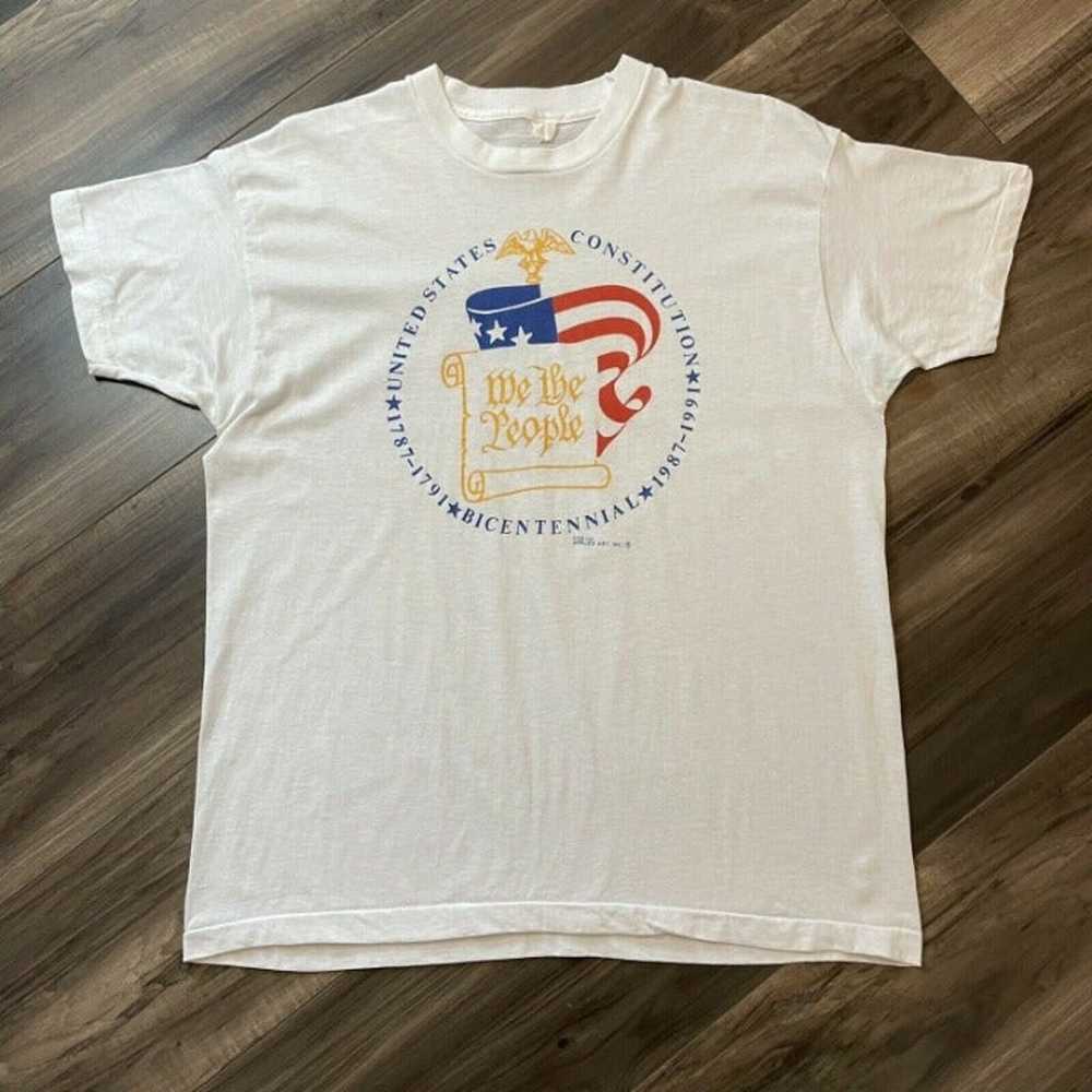 Vintage 1991 Bicentennial We The People Single Stitch… - Gem