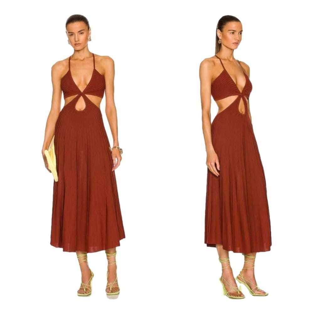 Cult Gaia Exotic leathers maxi dress - image 1