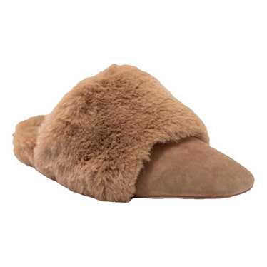 Stuart Weitzman Faux fur flats