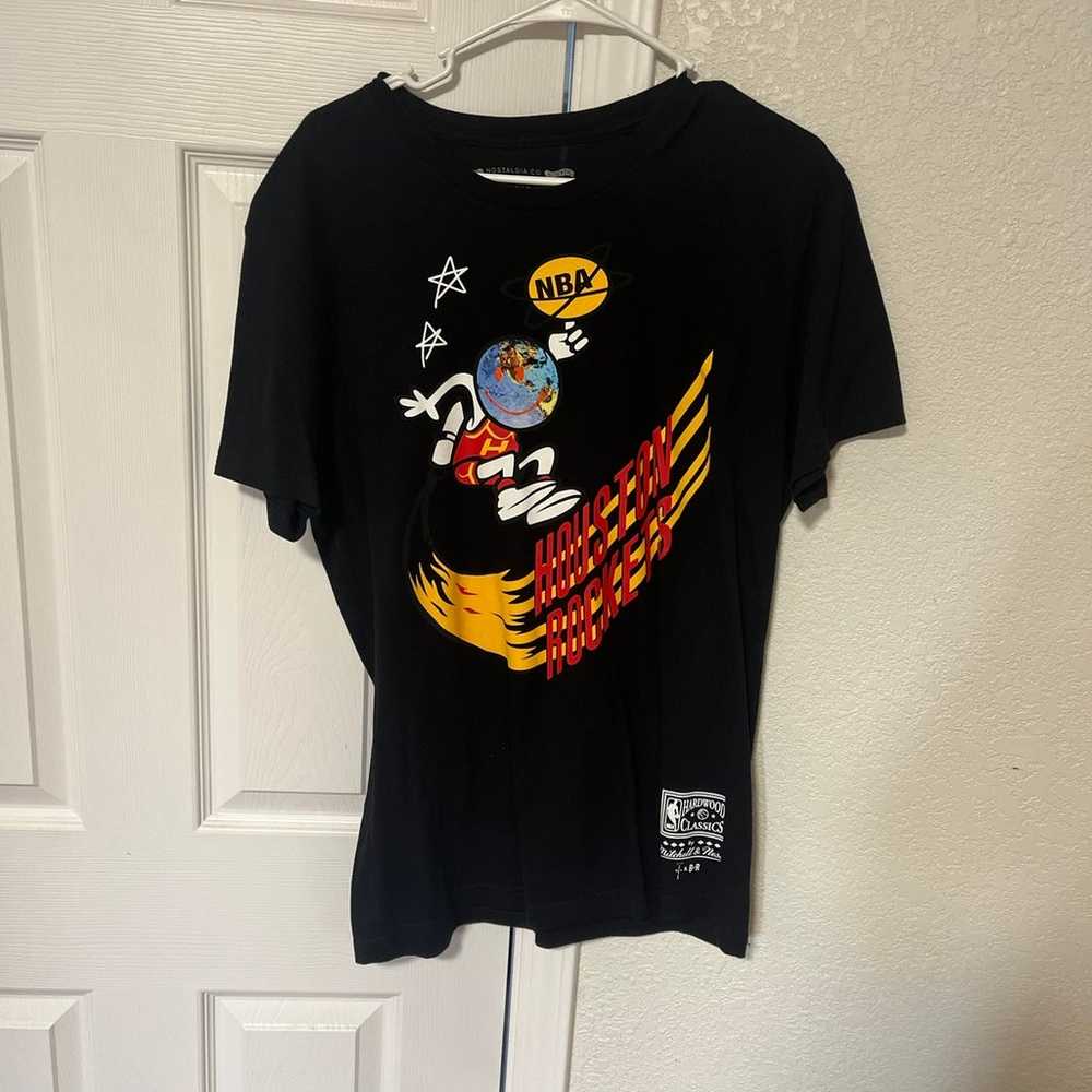 Travis Scott x BR x Mitchell & Ness rockets shirt - image 1
