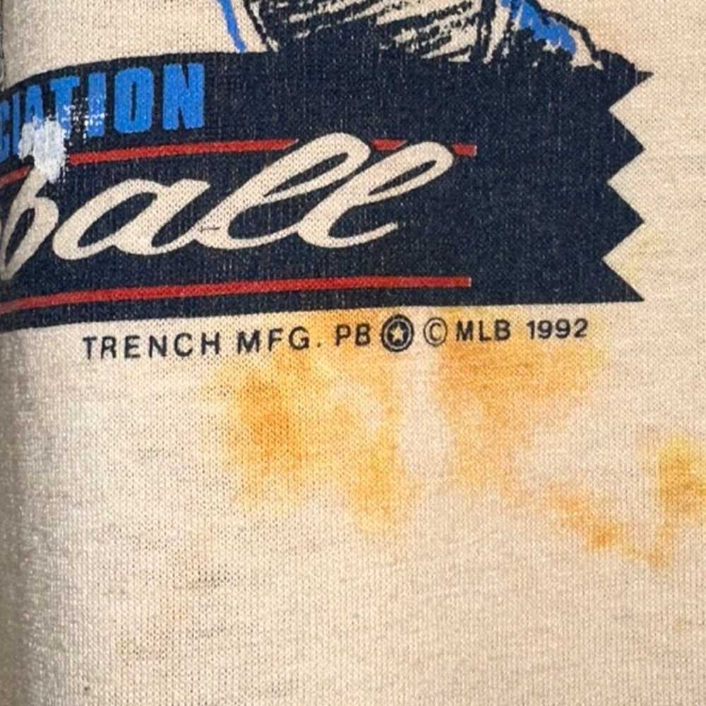 Vintage 1992 Trench MiLB Buffalo Bisons Orange Ti… - image 4