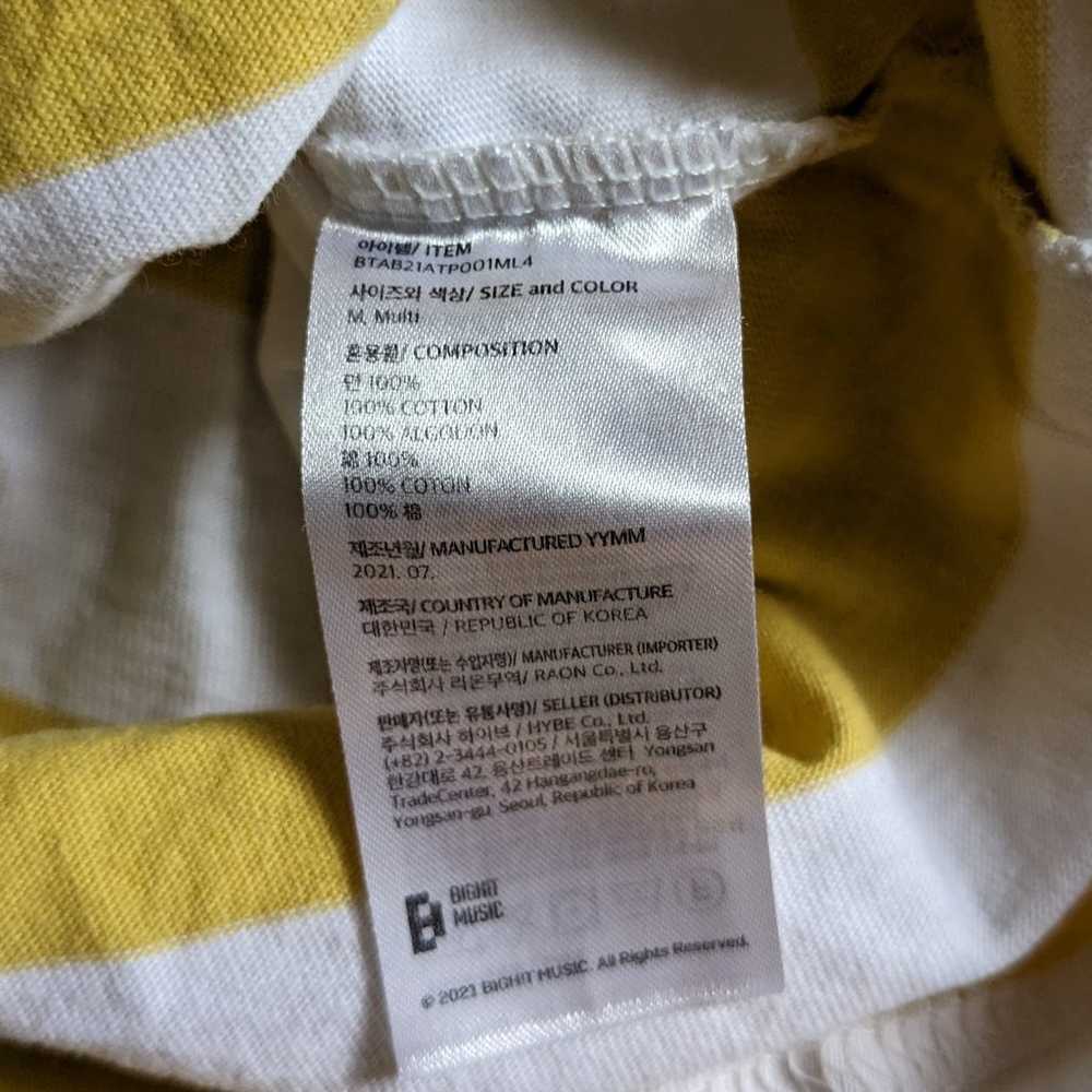 Butter Goods Worldwide Striped T-Shirt Yellow Men… - image 6