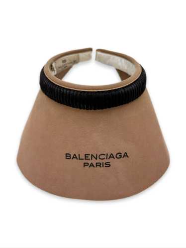 Balenciaga Balenciaga Tan Logo Visor Hat