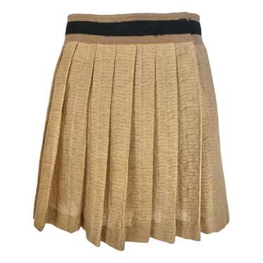 Miu Miu Silk mini skirt