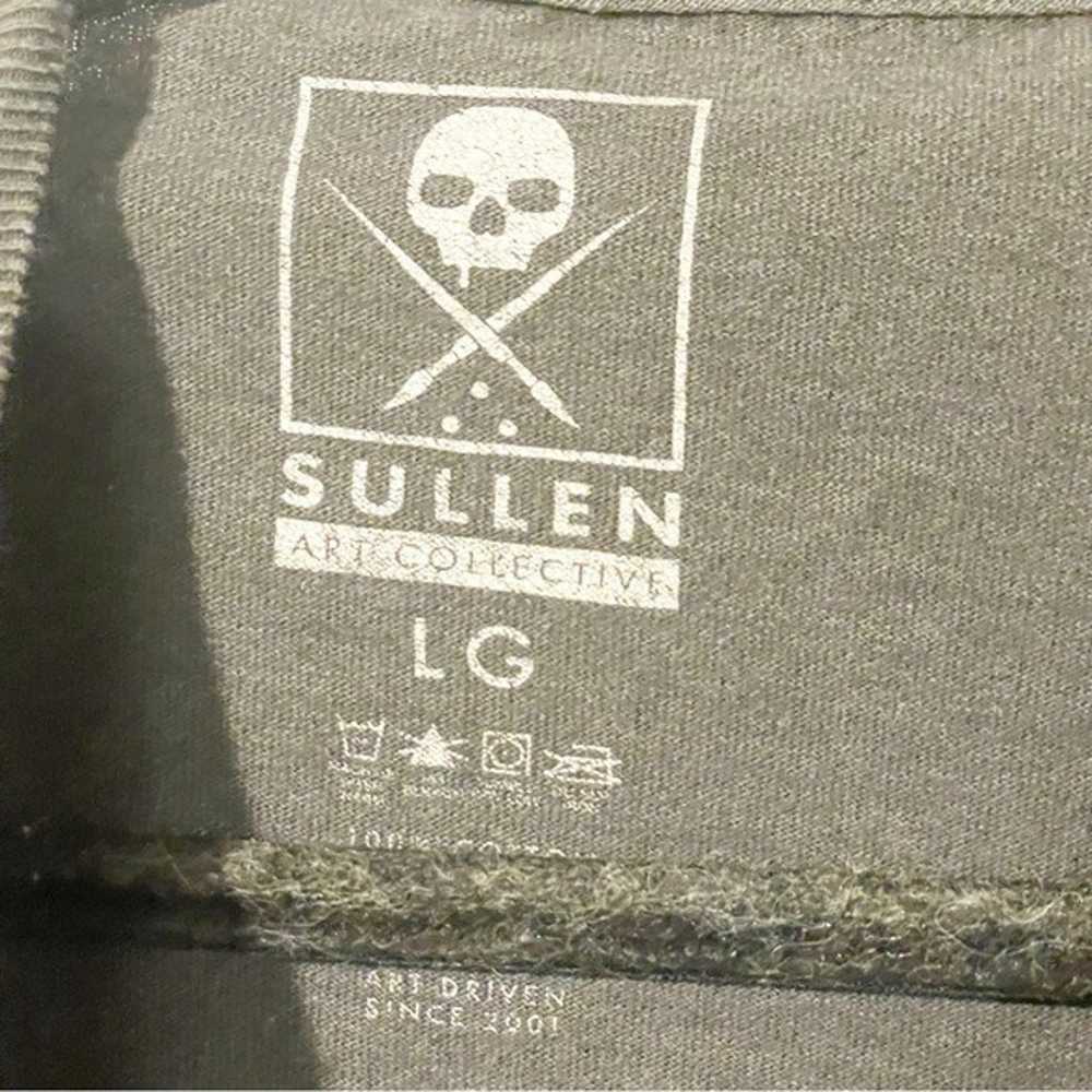 Sullen Size Large Black Girl Graphic Goth Skull S… - image 3