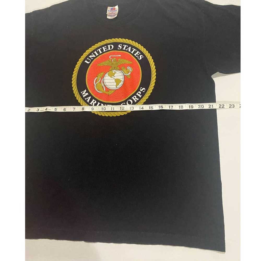VTG BAYSIDE United States Marine Corps Black Shir… - image 3