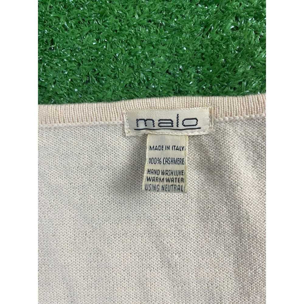 Malo Vintage 80s Malo Beige Cream Cashmere Small … - image 2