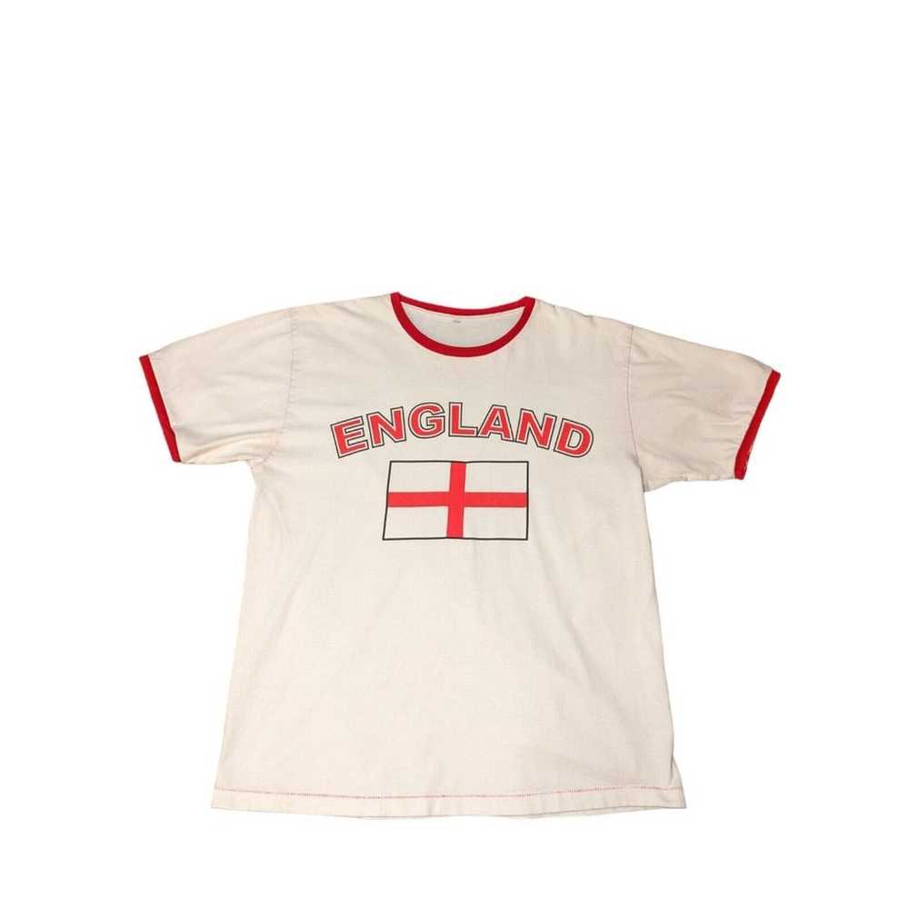 England South Africa Soccer Ringer T Shirt Mens L… - image 2