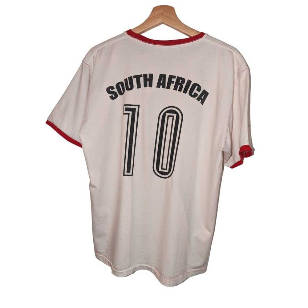 England South Africa Soccer Ringer T Shirt Mens L… - image 5