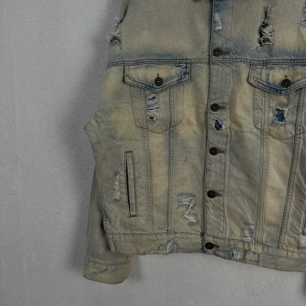 Distressed Denim × Japanese Brand × Zara VINTAGE … - image 4