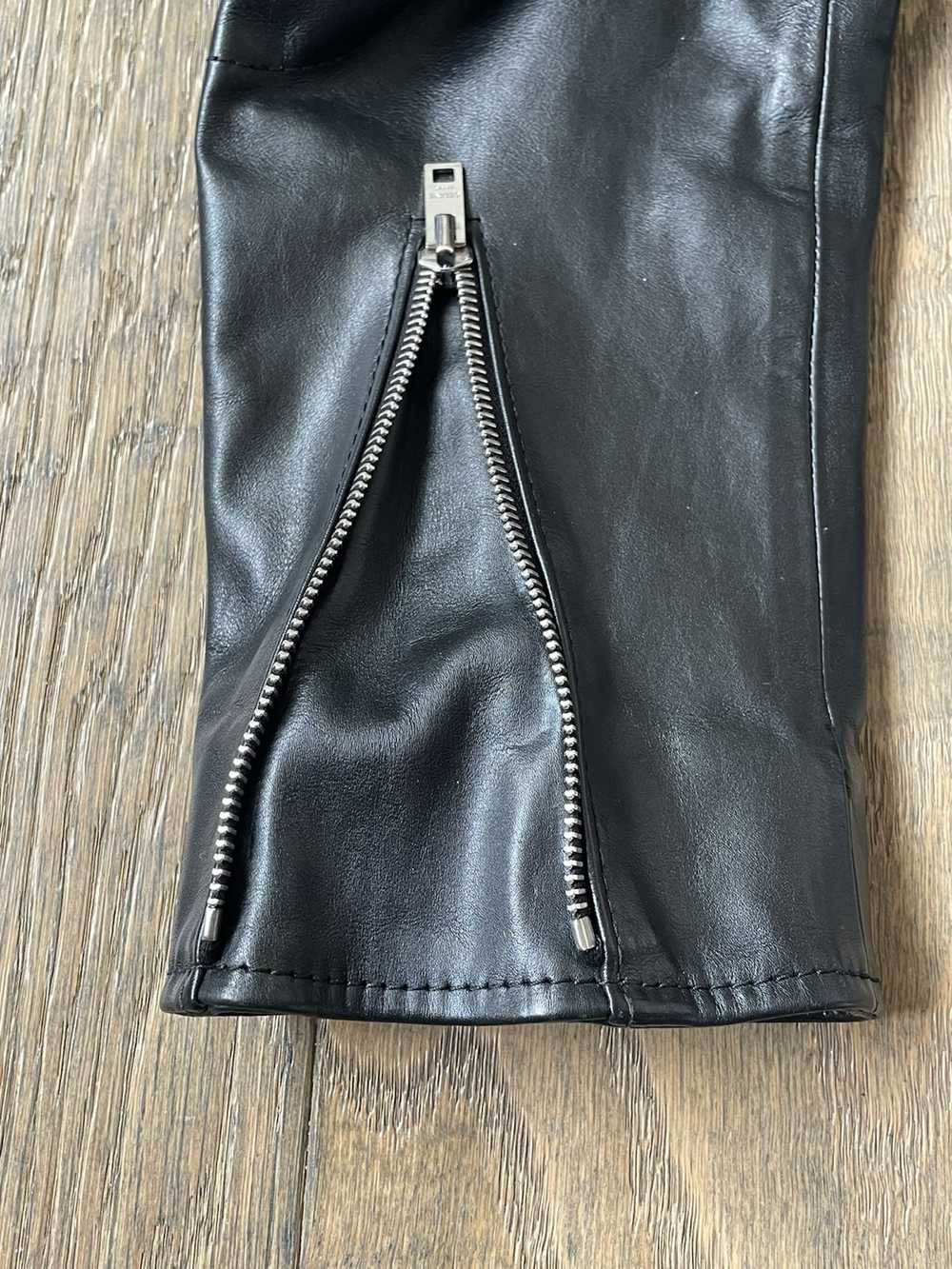 Celine Celine Motorcycle Leather Jacket - image 12
