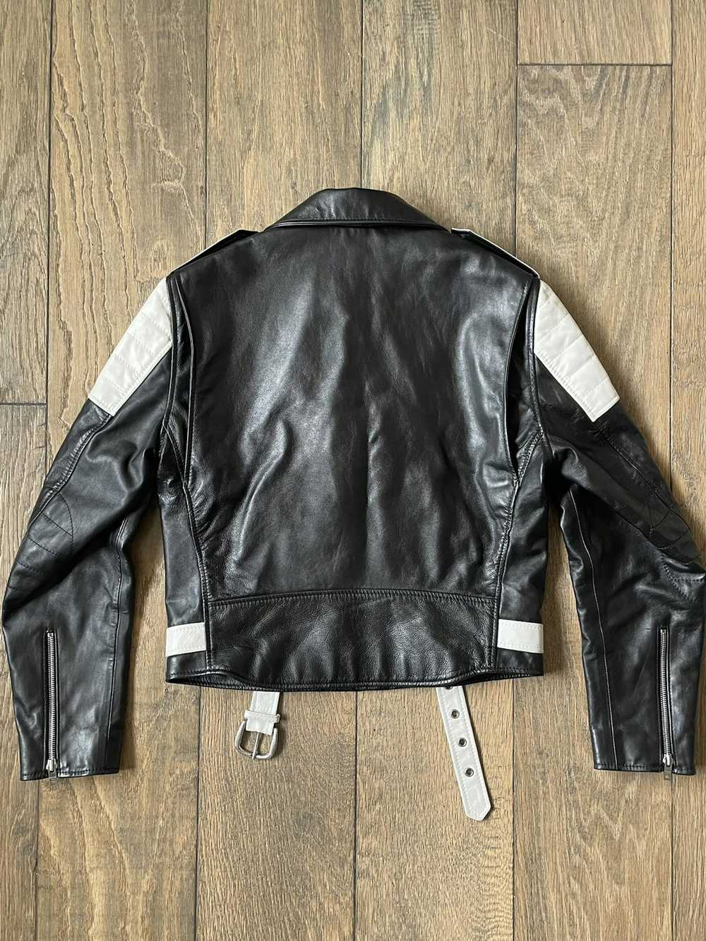 Celine Celine Motorcycle Leather Jacket - image 4