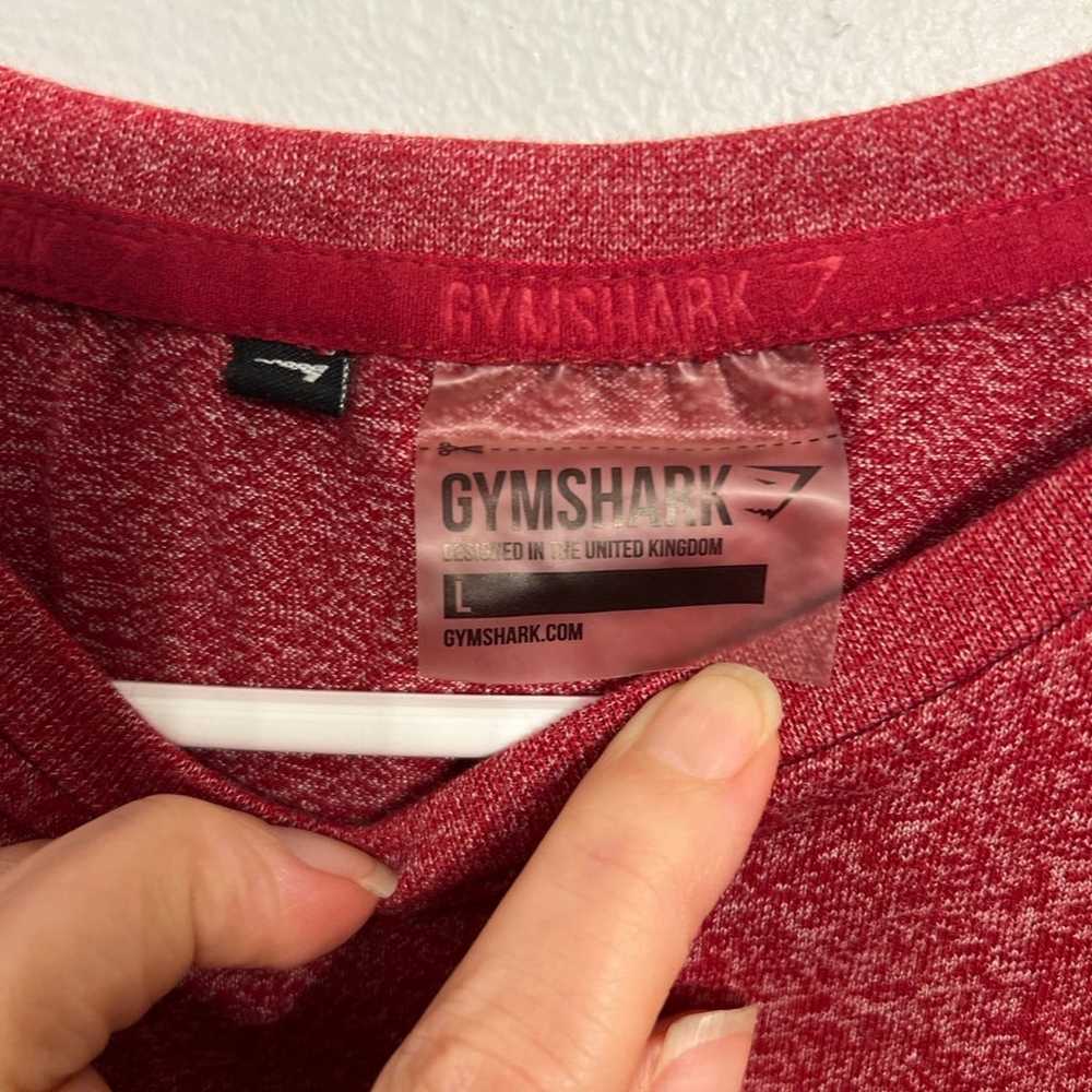Gymshark Men's L Shirt Red Performance Long Sleev… - image 8