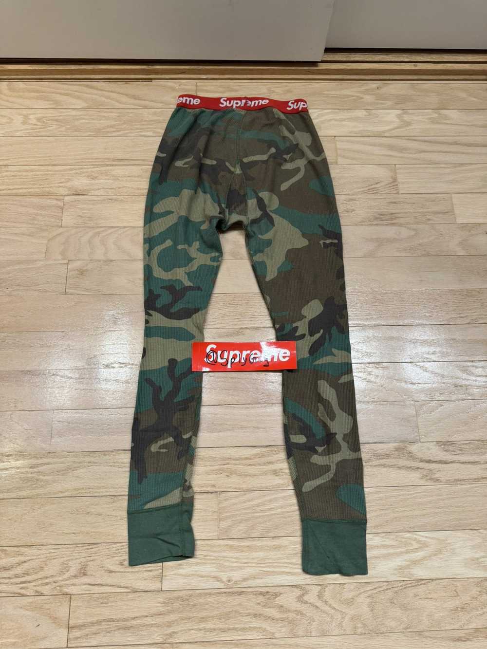 Hanes × Supreme Supreme Hanes Thermal Pant Woodla… - image 2