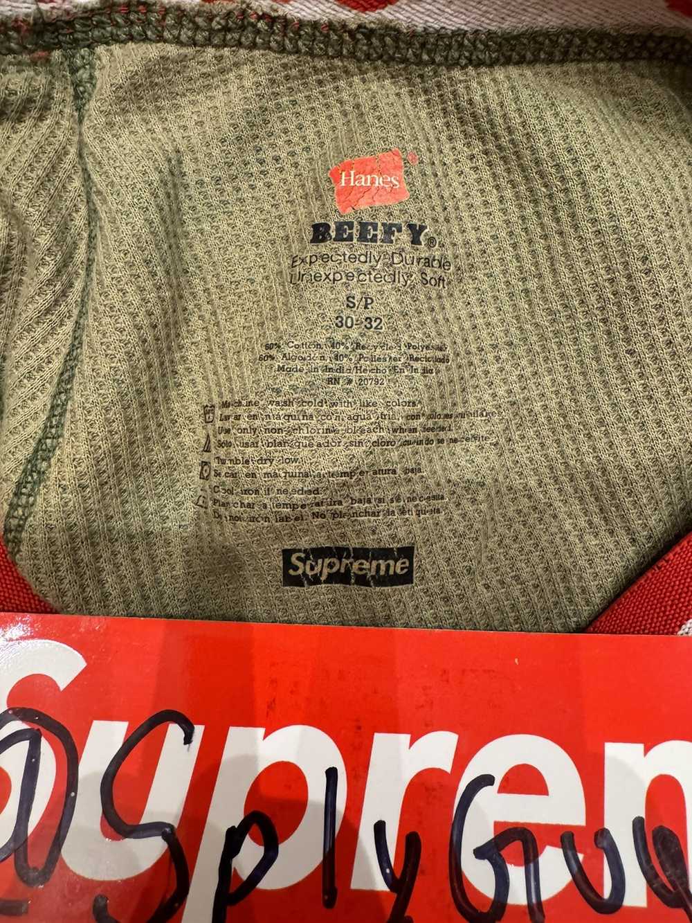 Hanes × Supreme Supreme Hanes Thermal Pant Woodla… - image 3