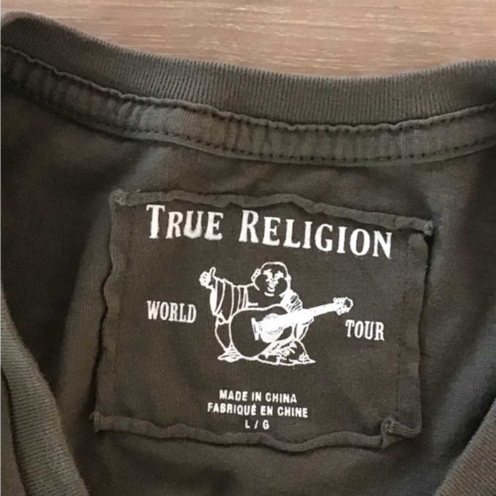 True Religion Guitar/Buddha Tee L - image 6
