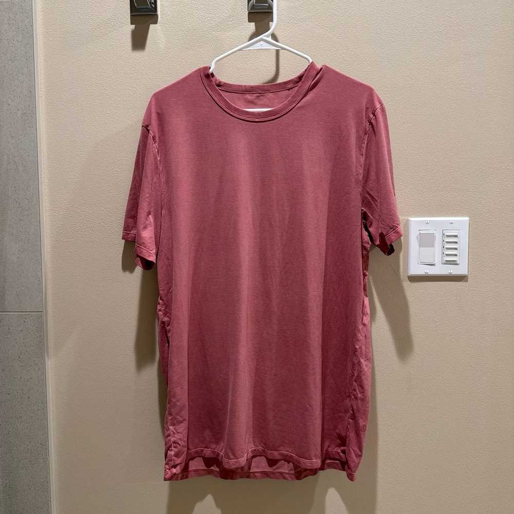 Men’s Red Lululemon Fundamental T-Shirt Size L - image 2