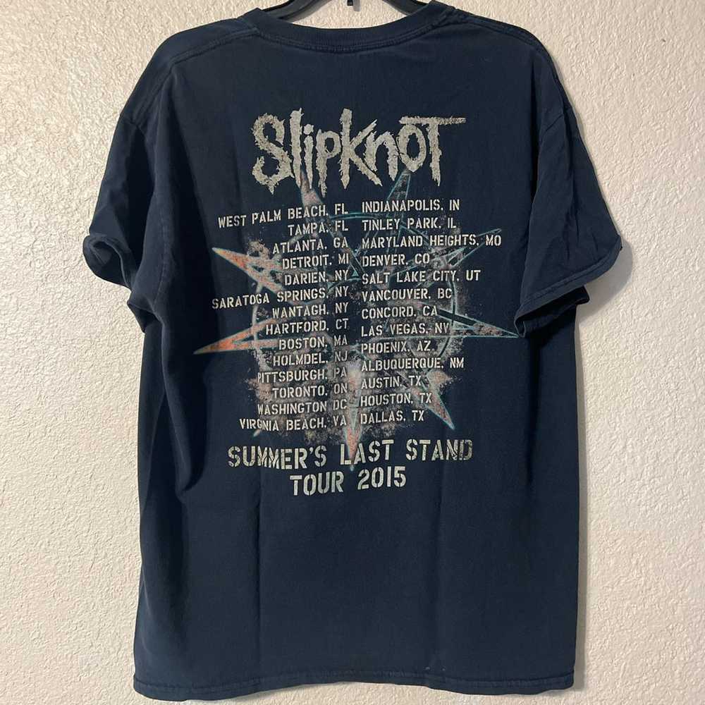 Slipknot Summer’s Last Stand 2015 Tour T-Shirt - image 3