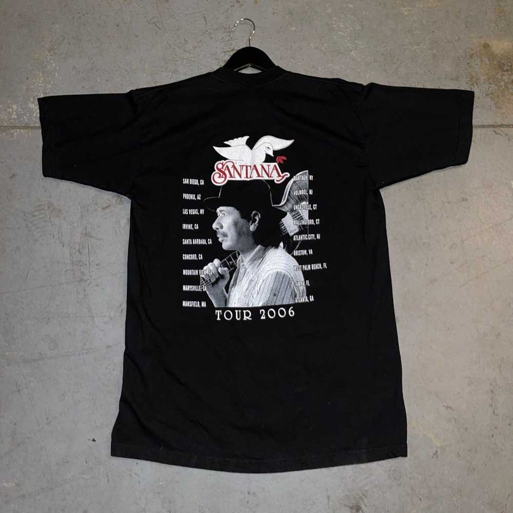 Santana 2006 bootleg Tour T-shirt - image 3