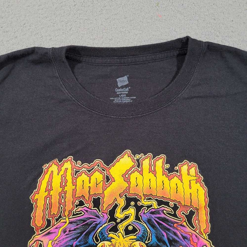 Mac Sabbath Shirt Mens Large Black Short Sleeve M… - image 3