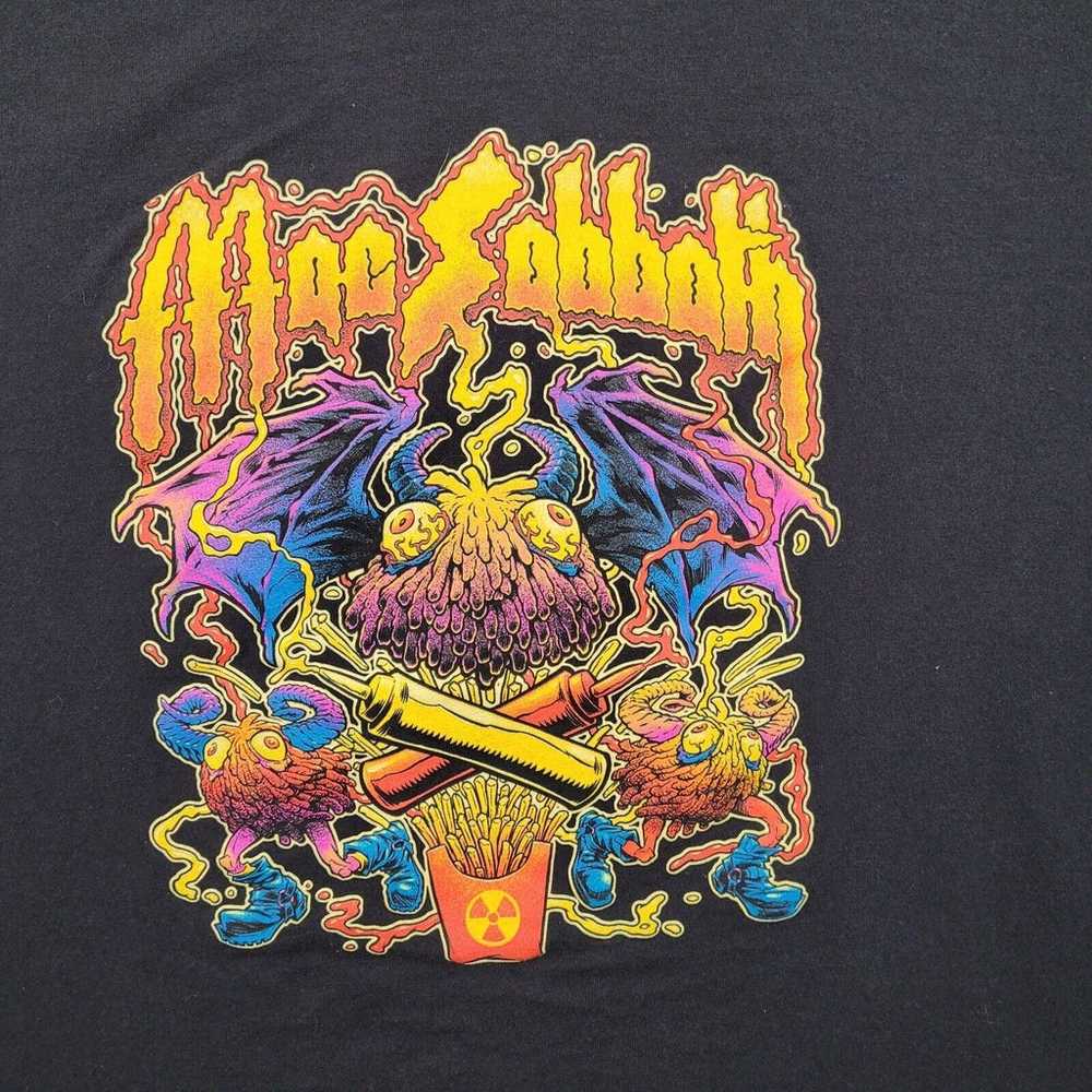 Mac Sabbath Shirt Mens Large Black Short Sleeve M… - image 4
