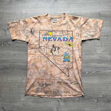 Vintage 90's Nevada All Over Print AOP Graphic Tee