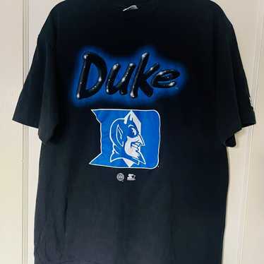 Rare Vintage Duke Blue Devils Starter TShirt Size… - image 1