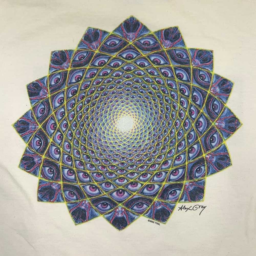 2002 Tool Alex Grey Psychedelic T-Shirt L - image 3